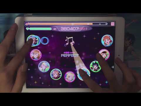【スクフェス】 冬がくれた予感 [MASTER] FULL COMBO (特技OFF/手元)