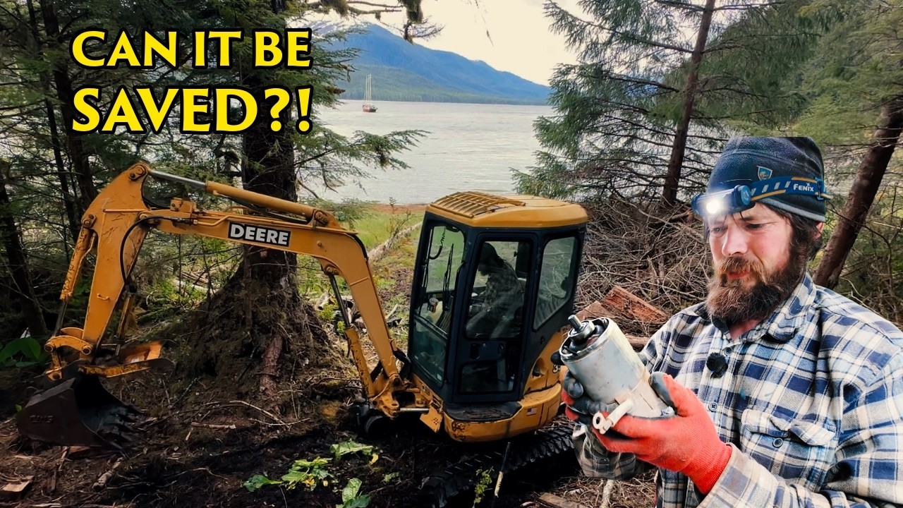 ⁣Can This Excavator Be Saved in Remote Alaska?