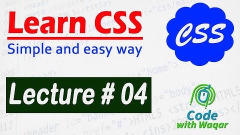 CSS Selectors in Urdu