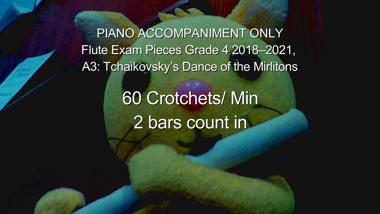 Piano Flute Exam Pieces Grade 4 20182021, A3
