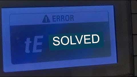 LG Front Load Washer TE Error Code Solved (It