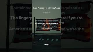 Legal Weapons (Country Fire/Sage) #ggmawspeaks #morphicfield #politicsasusual #legalabuse #cheaters