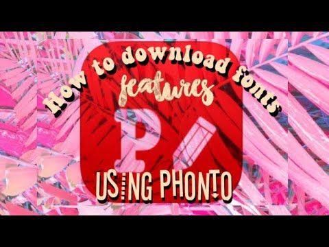 How to Download Fonts | Text for YT Thumbnail | Phonto