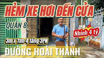 🔥Quận 8 Nhà hẻm xe hơi 3m x 11m 4 tầng 3PN  tiện kinh doanh nhỏ, nail, Spa nhỉnh 4 tỷ #nhaphosaigon 
