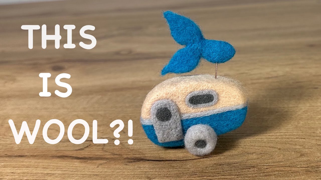 People Can’t Believe This Is Wool… Making a Tiny Cozy Camper 🚐✨