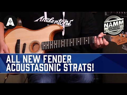 NEW Fender Acoustasonic Stratocasters! - Can Danish Pete Top Last Years Opening Jam? - NAMM 2020