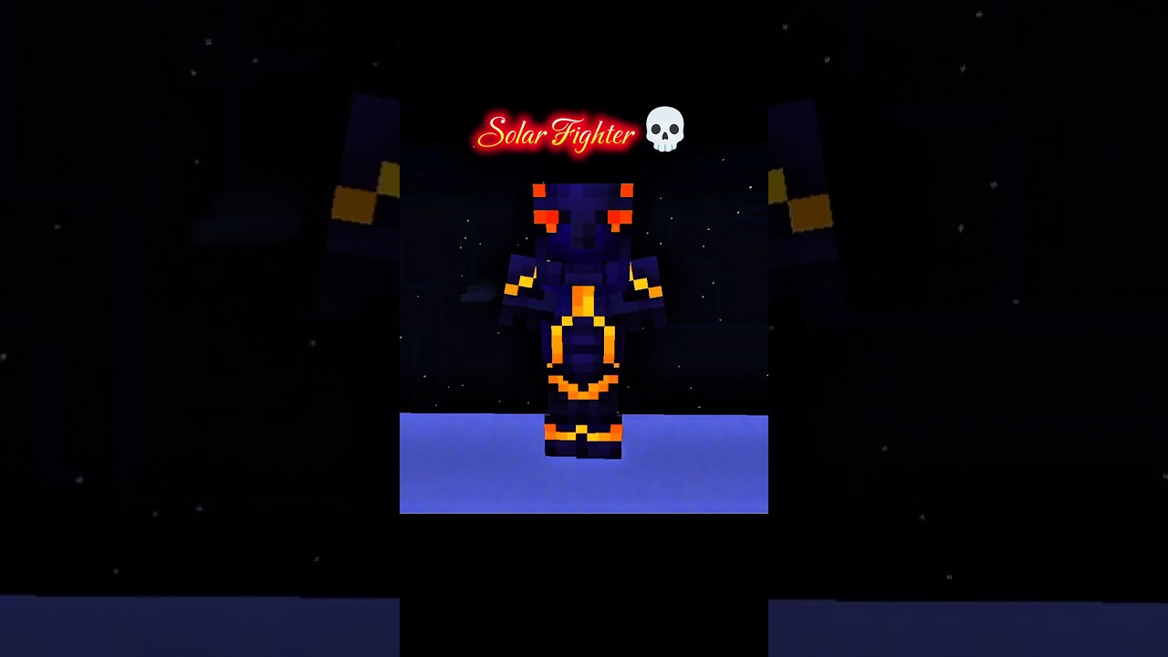 The "SOLAR FIGHTER" Armor Trim! ☀️ Hottest Look in Minecraft | VoidGod Gaming