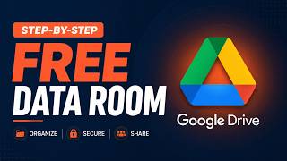 How to Create a Data Room in Google Drive (Without Orangedox) | Free Data Room for Startups