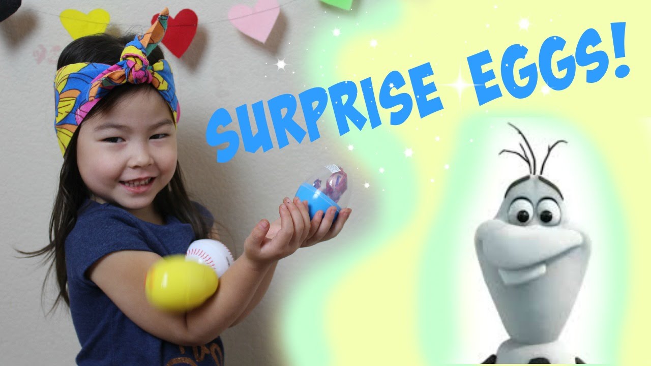 Suprise Eggs and Playpack! Choco Treasures! Frozen - Anna & Elsa