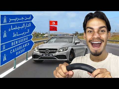 تونسي يشد الطريق للمغرب بالديركسون و السرعة في الدم