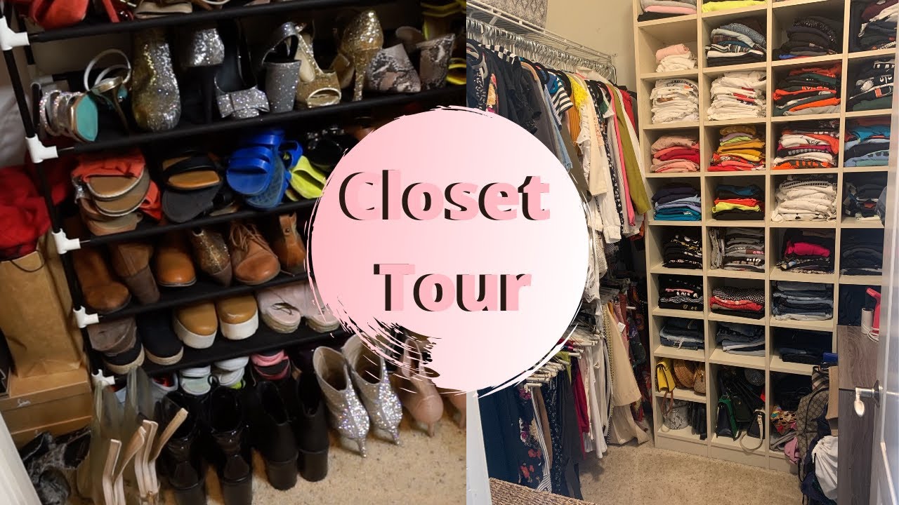 closet tour youtube