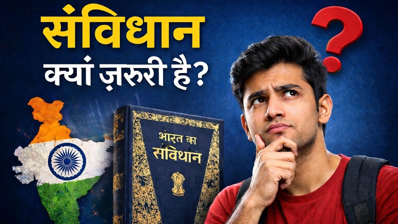 संविधान क्यों ज़रूरी है? कैसे बना? | Constitution Explained in Easy Hindi 🇮🇳 Static Gk In Hindi  