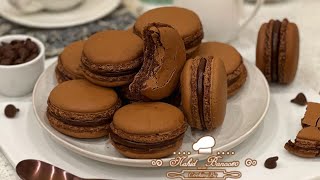 به این روش ماکارون شکلاتی درست کنید؛ دیگه هییچوقت از قنادی نخرید!  | The best Chocolate Macaron ever
