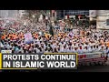 Protests continue in islamic world against france over cartoon row  world news  wion news