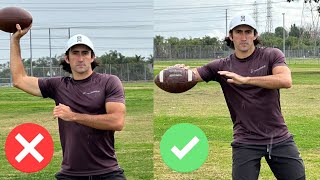 The PERFECT QB THROWING MOTION