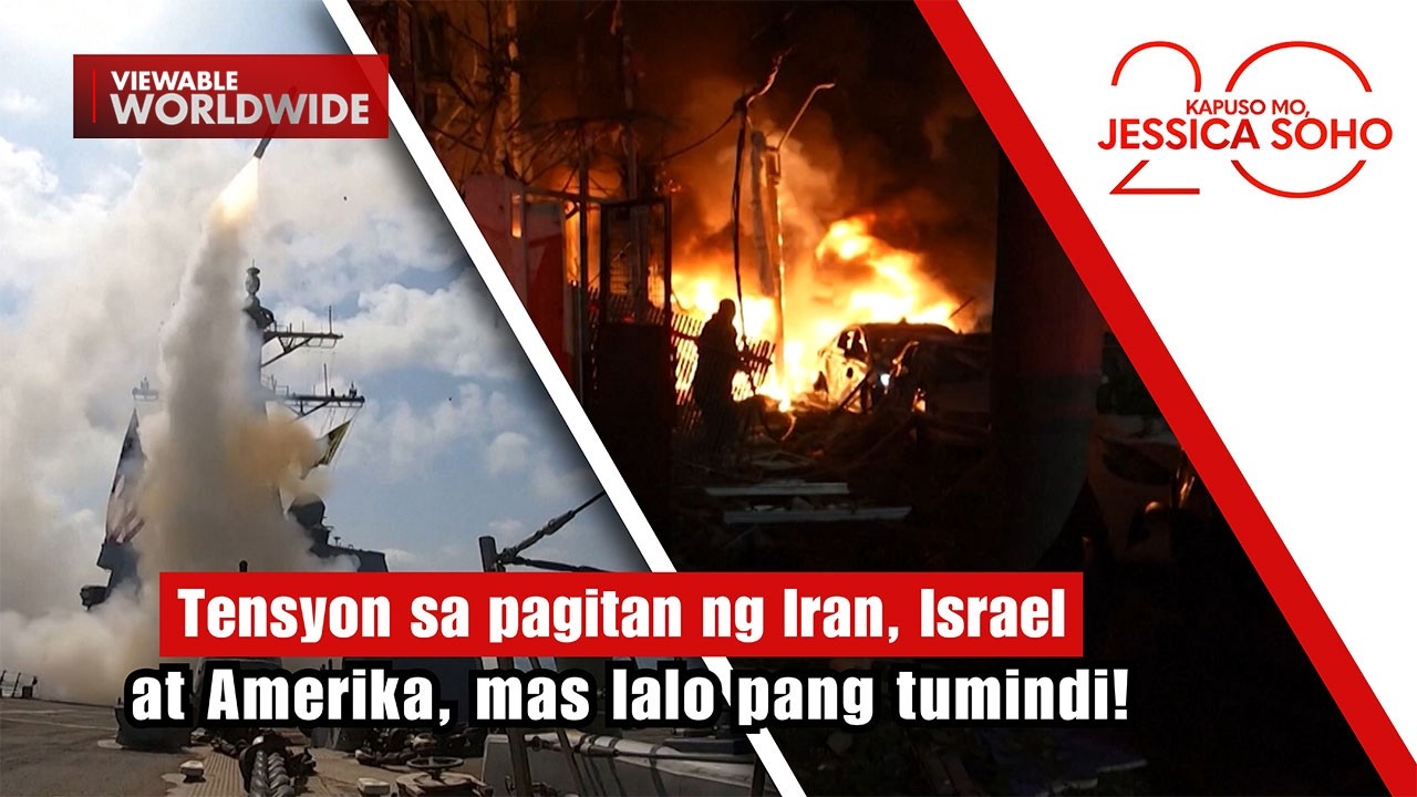 Tensyon sa pagitan ng Iran, Israel at Amerika, mas lalo pang tumindi! | Kapuso Mo, Jessica Soho