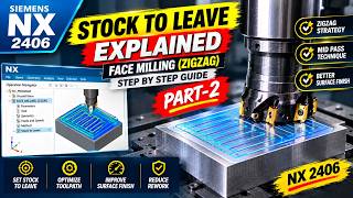 Stock to Leave Explained Simply! 🔥 Siemens NX 2406 CAM Tutorial – Part 2