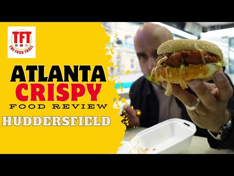 WE TRY HUDDERSFIELD'S NEW SPICY CHICKEN BURGER FOOD REVIEW TFT