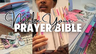 THE BEST THING I EVER DID! Prayer Bible  | Prayer Board Party VLOG | Create a PRAYER BIBLE WITH ME