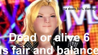 Dead or Alive 6 I Damage is illegal