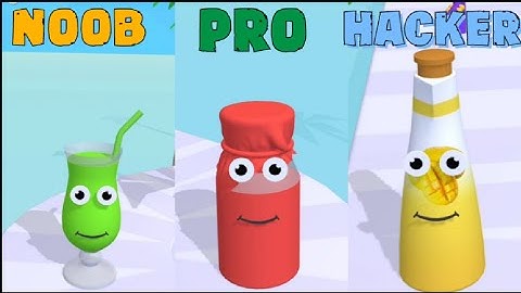 NOOB vs PRO vs HACKER In Juice Run