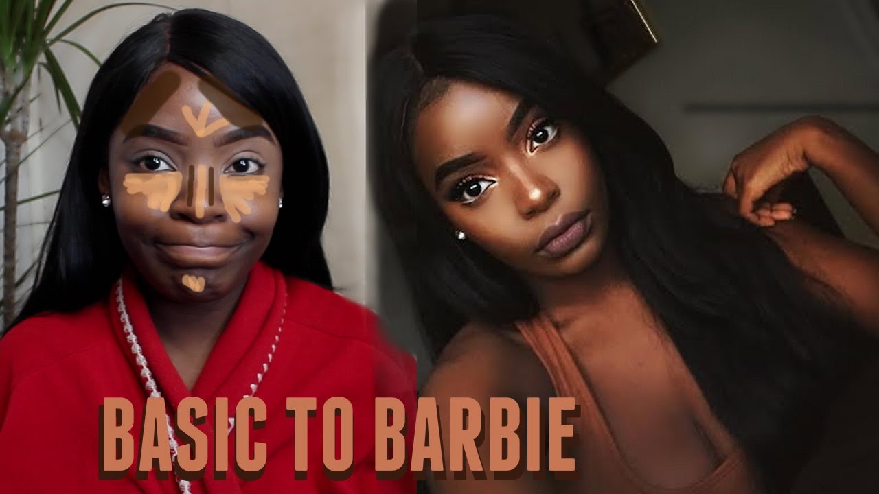 BASIC TO BARBIE Transformation Makeup YouTube