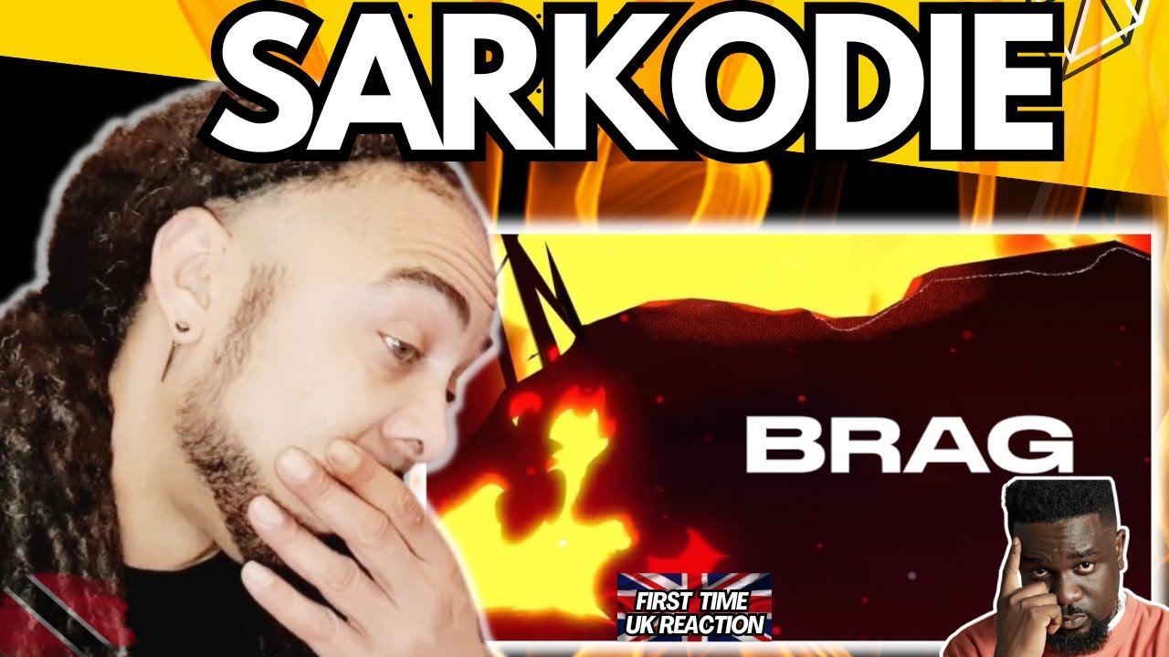 IT'S BEEF!!!! Sarkodie - Brag (Lyrics Video) [FIRST TIME UK REACTION]