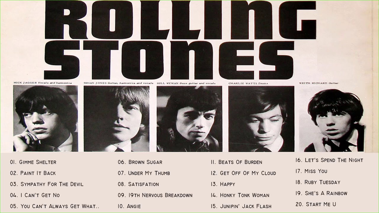 The Rolling Stones Greatest Hits Full Album ️🎤️🎤 Best Songs Of Rolling