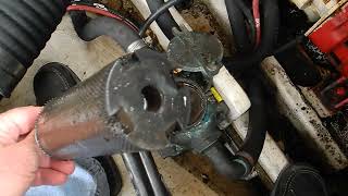 Westerbeke Generator strainer needs to be replaced