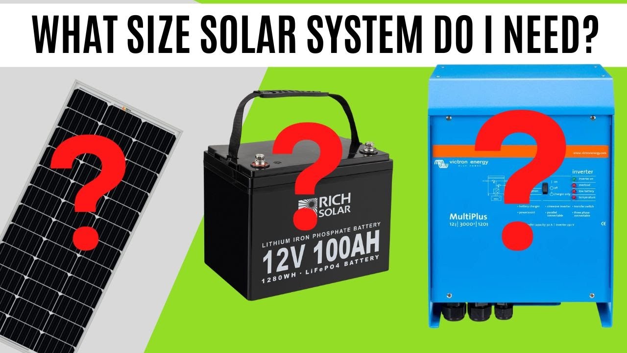 RV Solar Sizing Demystified How to Determine Your Perfect Solar System