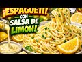Está pasta en salsa 🫙 al limón 🍋 te vas a enamorar , cremosa y deliciosa