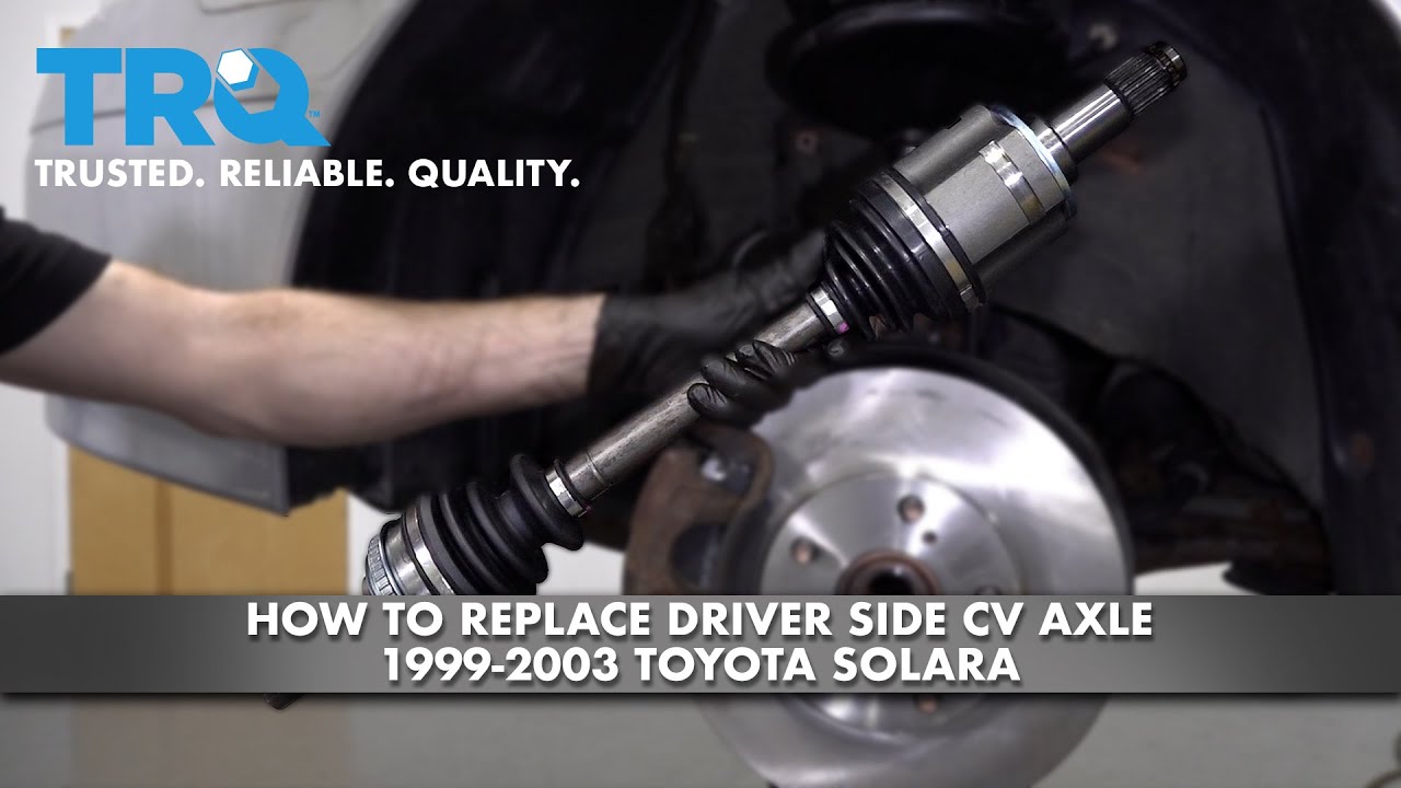 How To Replace Driver Side CV Axle 1999-2003 Toyota Solara | 1A Auto