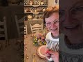 Dining room Easter table setting