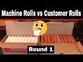 Hunting pennies  customer rolls vs machine rolls round 1