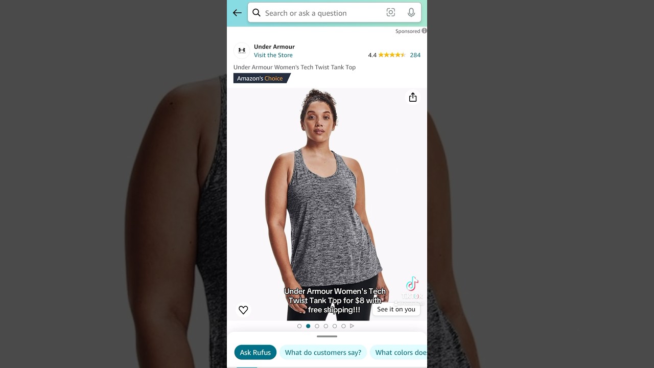 Under Armour Women's Tech Twist Tank Top $8!!! 