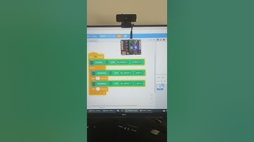 Working on blinking LED on Raspberry Pi PicoW with CodeSkool Scratch.