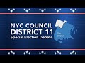 District 11 City Council Virtual Debate