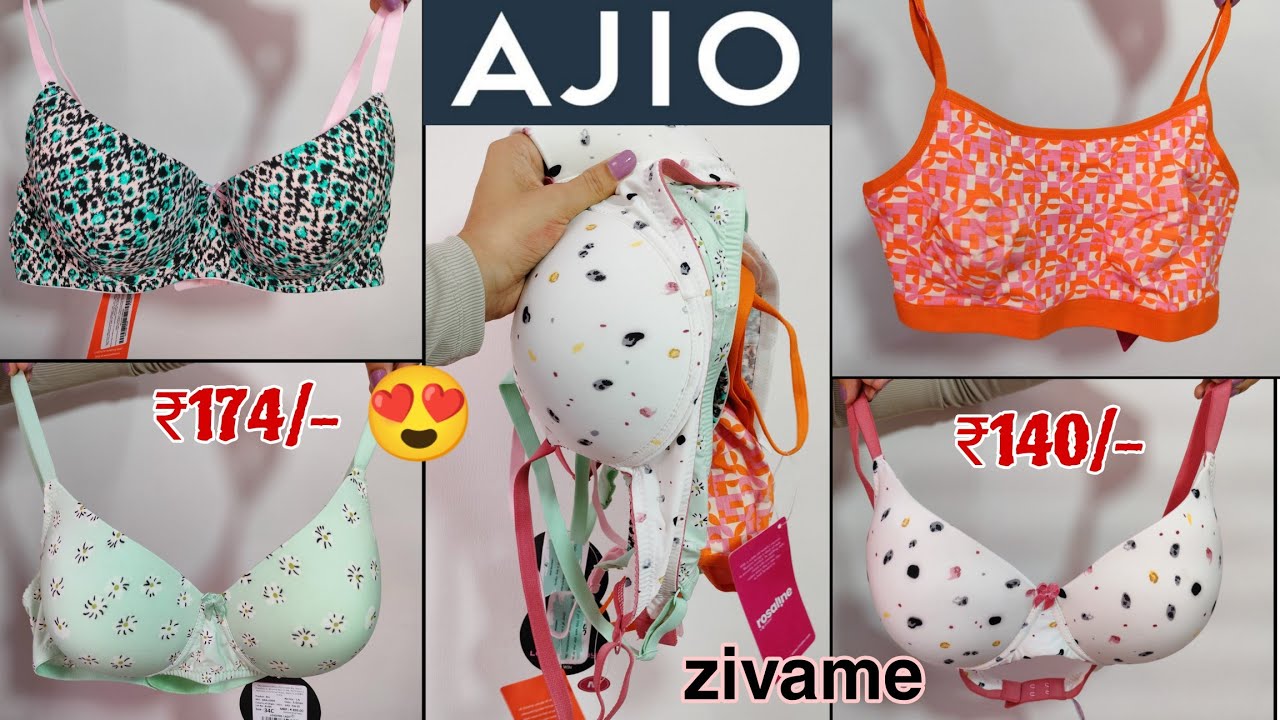 Ajio Bra Haul💜Under Rs.250💜Padded/Non-padded Bra haul/Everyday Use Bra