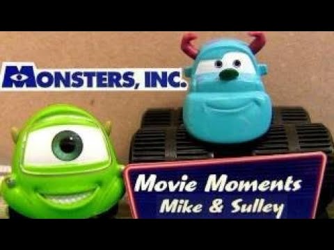 Disney Cars Monsters University Sulley + Mike Wazowski Diecasts Movie Moments Pixar car-toys