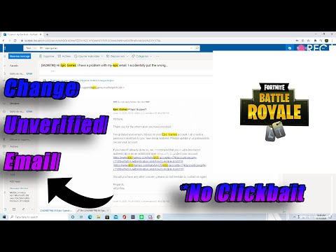 How to change epic games email without verification Update! *not clickbait*