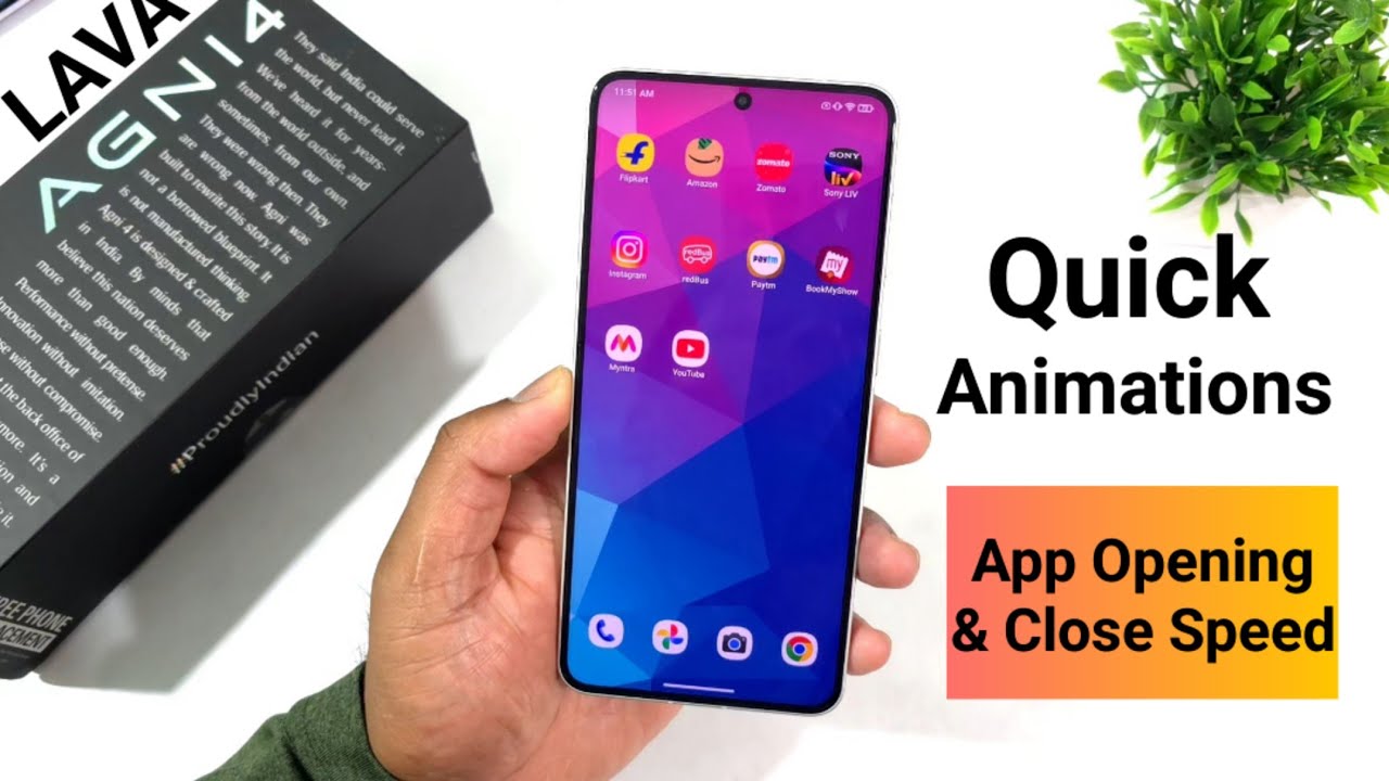 Lava Agni 4 Быстрая анимация открытия и закрытия 🚀🚀🔥🔥