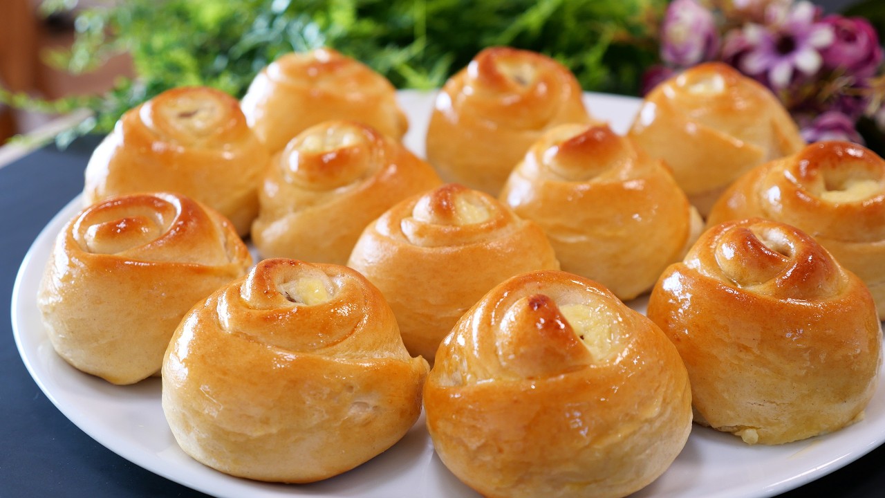 Vì Sao Món Bánh Này Nổi tiếng? Đẹp, Ngon, Dễ Làm, Xốp Mềm Thơm và Không cần Nhồi Bột by Vanh Khuyen