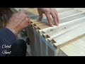 Nightstand from pallets / Making nightstand with dovetail joint / Paletten komodin