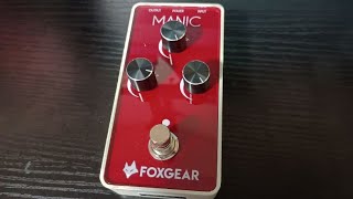 FOXGEAR MANIC ファズ FUZZ YouTube