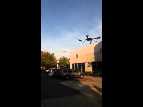 Parallax propeller chip quadcopter hovercraft