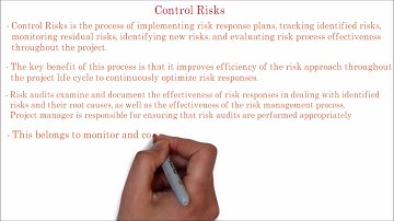87. PMP Tutorial | Project risk management | control risk process overview