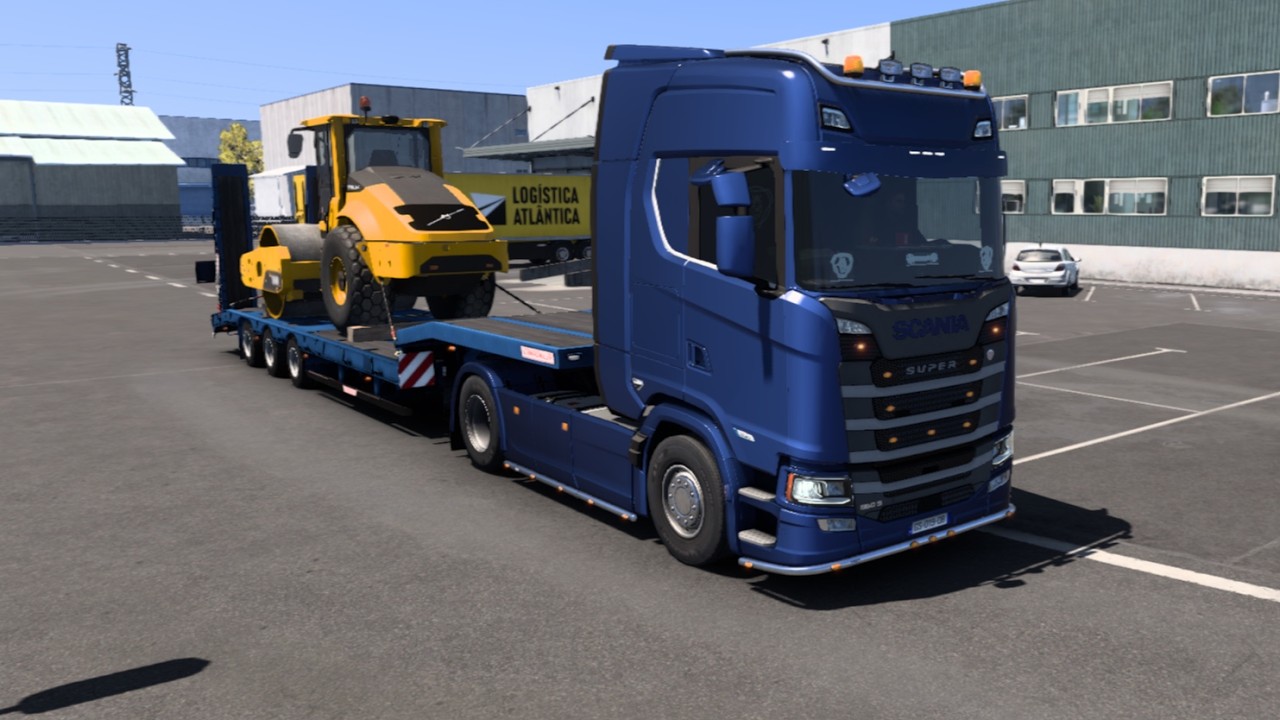 Livraison d'un COMPACTEUR ( VOLVO) en ESPAGNE.🌞 EURO TRUCK SIMULATOR 2 🚚