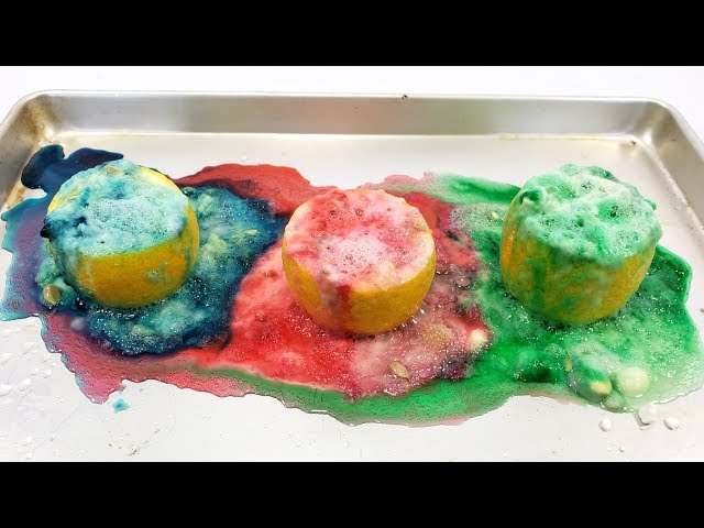 Make a Lemon Volcano - Fun Science Experiment class=