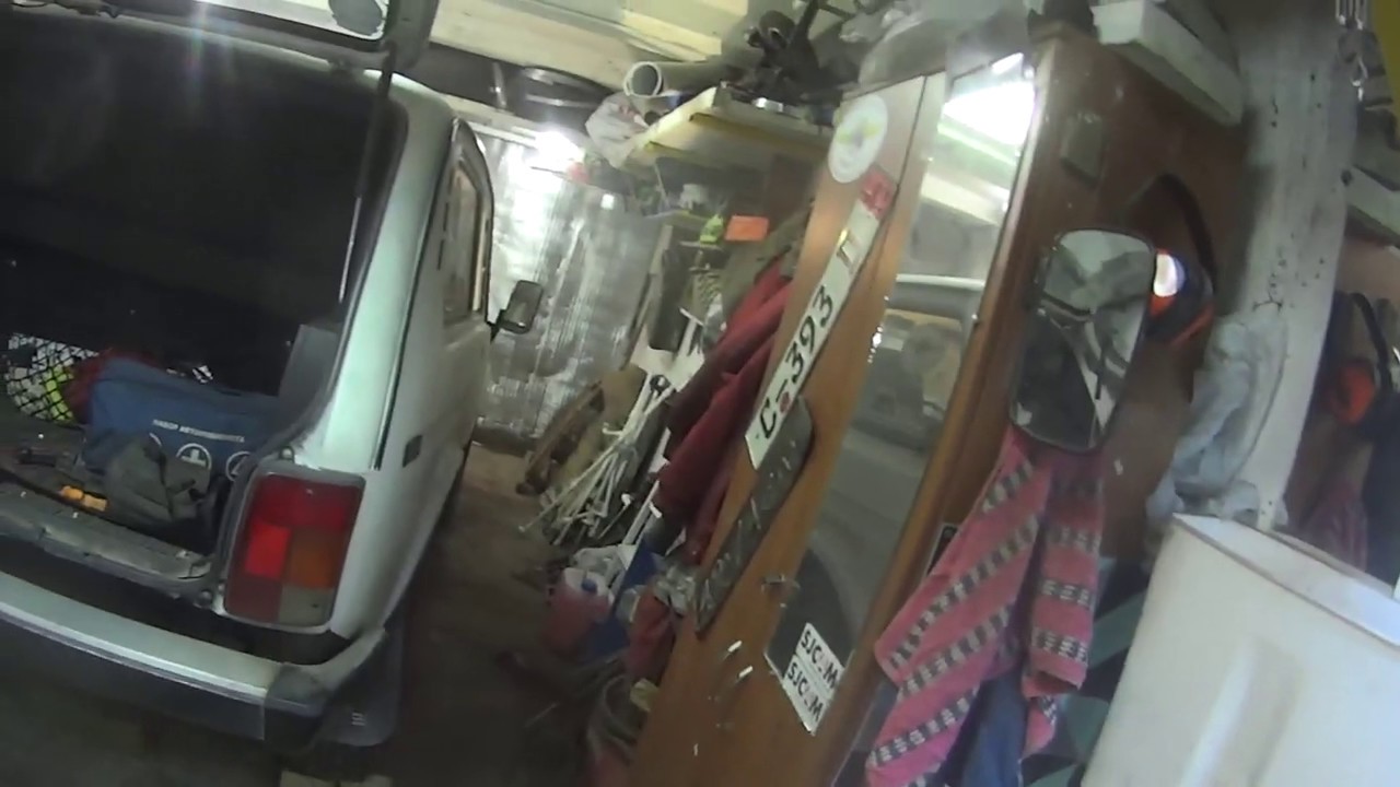 Усиление задка нивы ,день второй Свет заднего хода усиленный ,Нива за ...