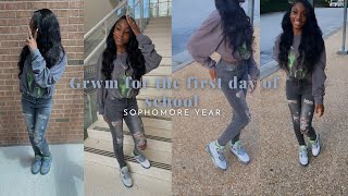 ~GRWM for the first day of school + mini vlog (Sophomore year) ~